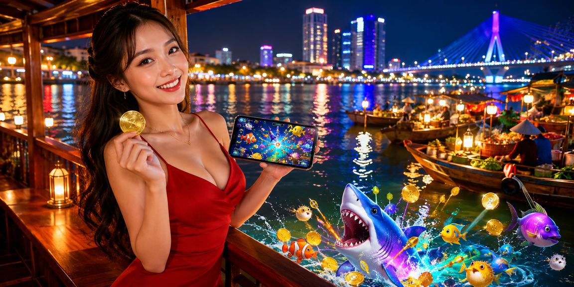 Người chơi Đà Nẵng trải nghiệm game bắn cá và kèo thể thao tại nohu666 bên bờ biển