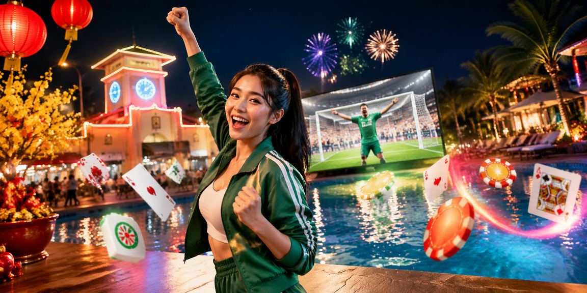 Người chơi tham gia trò chơi bài tại lễ hội Tết ở Thành phố Hồ Chí Minh